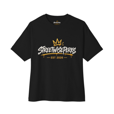 StreetWisePerks Tee — Oversized Boxy T-Shirt