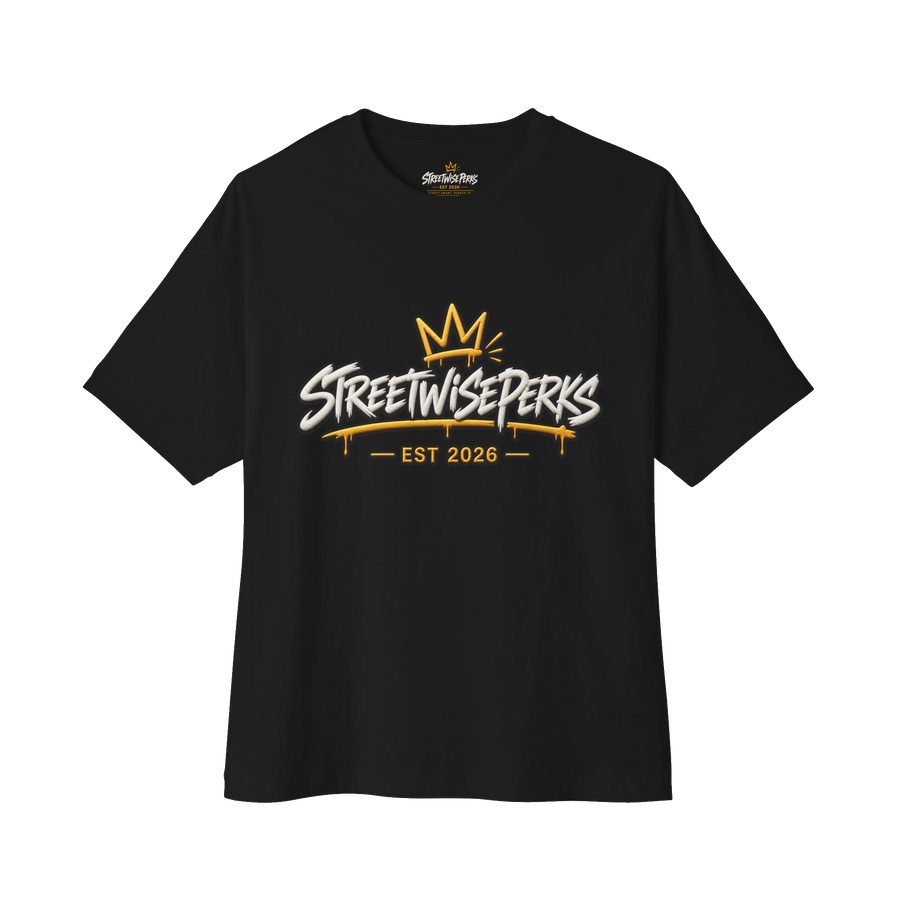 StreetWisePerks Tee — Oversized Boxy T-Shirt